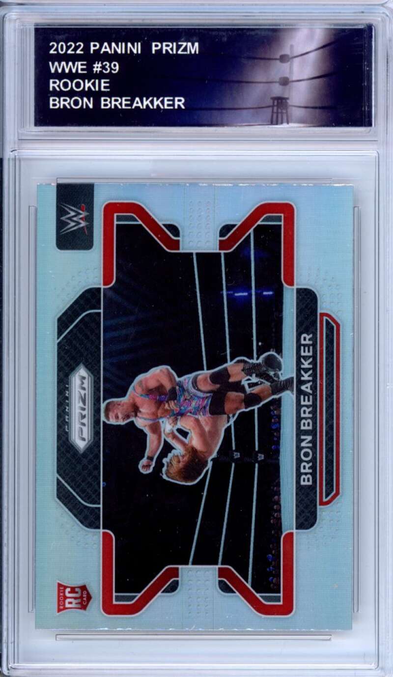 2022 Panini Prizm #39 Bron Breakker Rookie  Authentic Encased Image 1