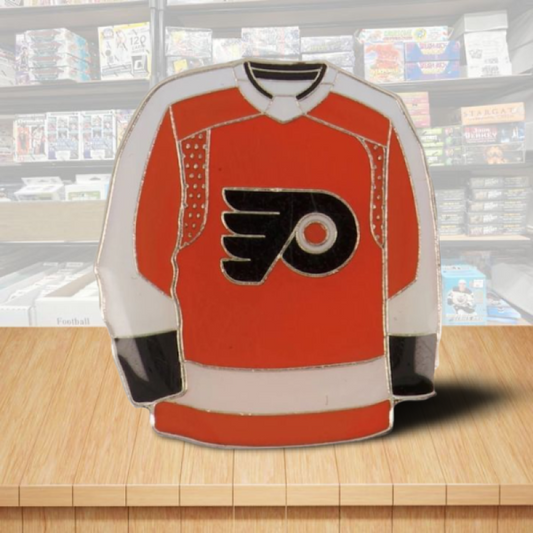Philadelphia Flyers Jersey Home Hockey Pin - Butterfly Clutch Backing Image 1