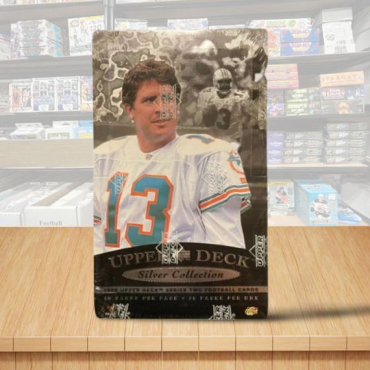 1996 Upper Deck Silver Collection Football Sealed Hobby Box - 28 Packs Per Box Image 1