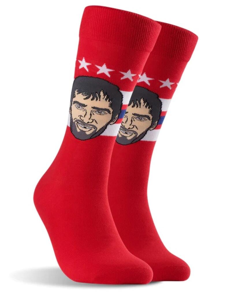 Alex Ovechkin Washington Capitals Official Major League Socks New in Package Image 1