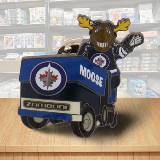 Winnipeg Jets Mascot Zamboni NHL Hockey Pin - Butterfly Clutch Backing Image 1