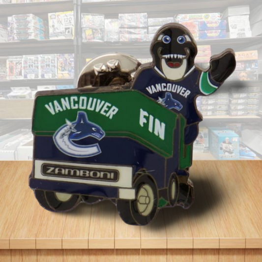 Vancouver Canucks Mascot Zamboni NHL Hockey Pin - Butterfly Clutch Backing Image 1