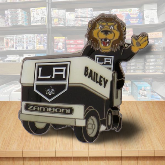 Los Angeles Kings Mascot Zamboni NHL Hockey Pin - Butterfly Clutch Backing Image 1