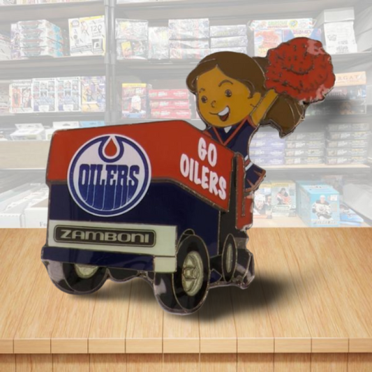 Edmonton Oilers Mascot Zamboni NHL Hockey Pin - Butterfly Clutch Backing Image 1