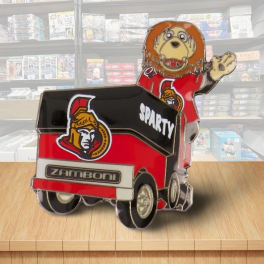 Ottawa Senators Mascot Zamboni NHL Hockey Pin - Butterfly Clutch Backing Image 1