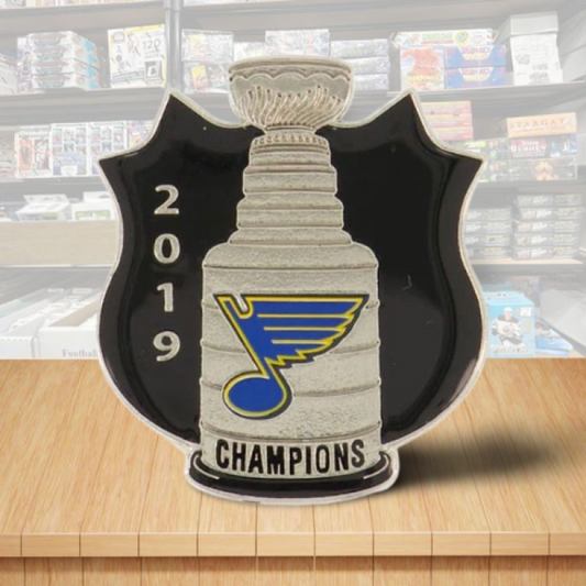 St.Louis Blues Stanley Cup NHL Hockey Pin - Butterfly Clutch Backing Image 1