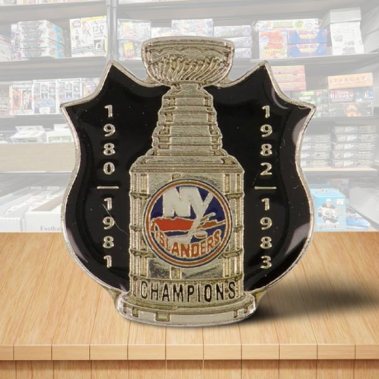 New York Islanders Stanley Cup NHL Hockey Pin - Butterfly Clutch Backing Image 1