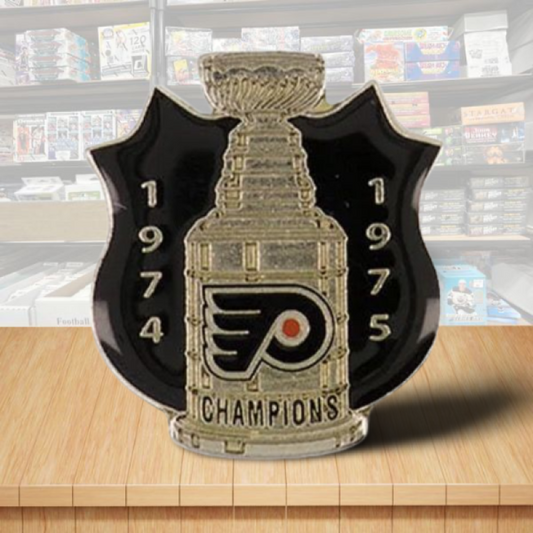 Philadelphia Flyers Stanley Cup NHL Hockey Pin - Butterfly Clutch Backing Image 1