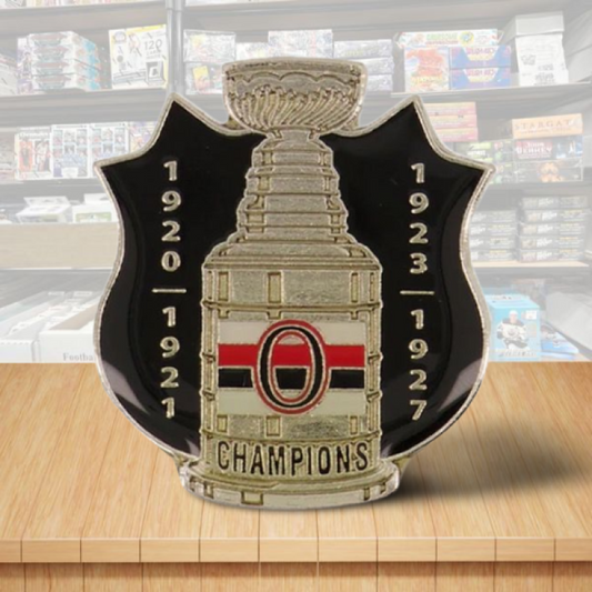 Ottawa Senators Stanley Cup NHL Hockey Pin - Butterfly Clutch Backing Image 1