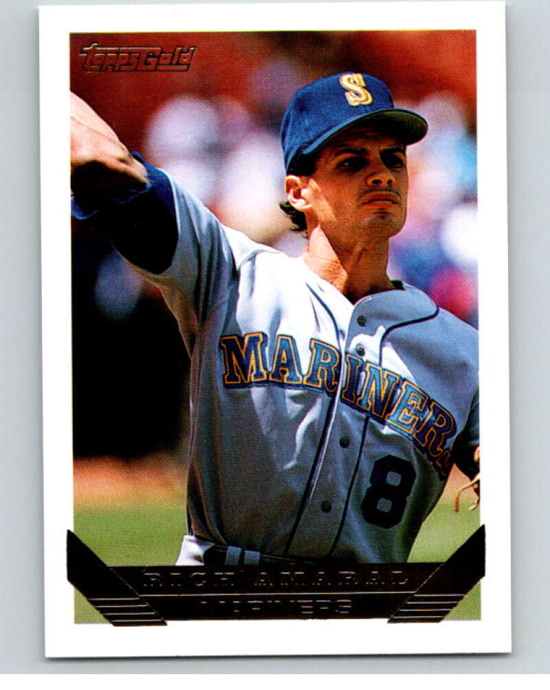 1993 Topps Gold #431 Rich Amaral  Seattle Mariners  V84485 Image 1