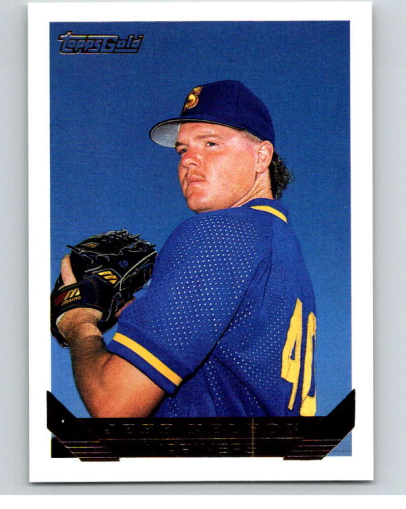 1993 Topps Gold #493 Jeff Nelson  Seattle Mariners  V84490 Image 1