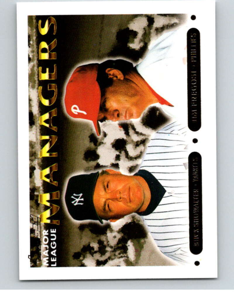 1993 Topps Gold #510 Buck Showalter/Jim Fregosi MG   V84494 Image 1