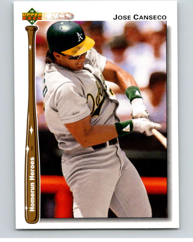 1992 Upper Deck Home Run Heroes #HR1 Jose Canseco   V84518 Image 1