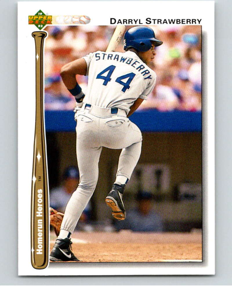 1992 Upper Deck Home Run Heroes #HR16 Darryl Strawberry  V84534 Image 1
