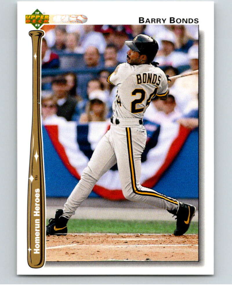 1992 Upper Deck Home Run Heroes #HR21 Barry Bonds  V84546 Image 1