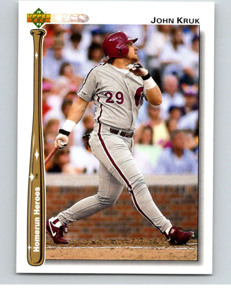 1992 Upper Deck Home Run Heroes #HR23 John Kruk  V84548 Image 1
