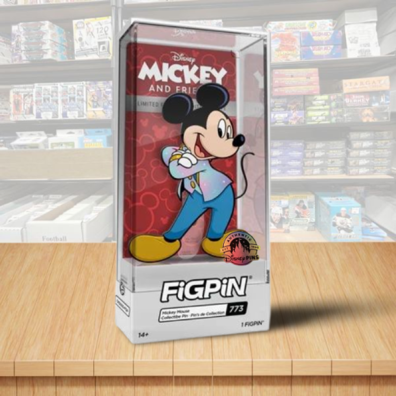 FiGPiN #773 Mickey Mouse Collector Pin - Disney Park Limited Edition Exclusive Image 1