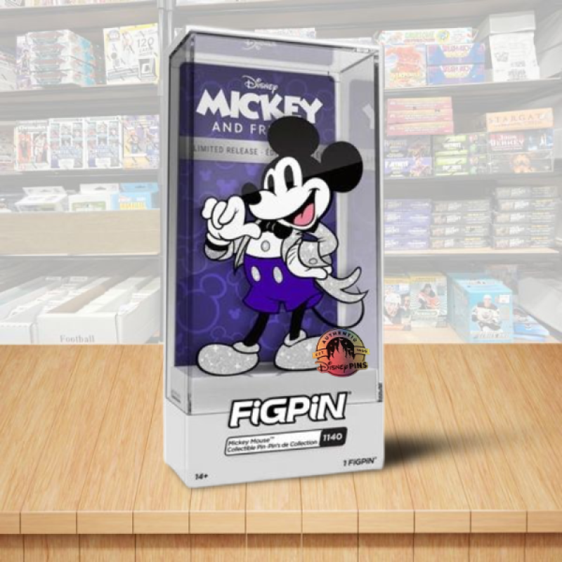FiGPiN #1140 Mickey Mouse Collector Pin - Disney Park Limited Edition 100th ANN. Image 1