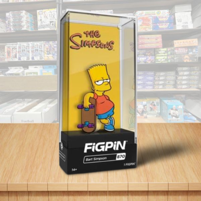FiGPiN #870 Bart Simpson The Simpsons Collector Pin  Image 1