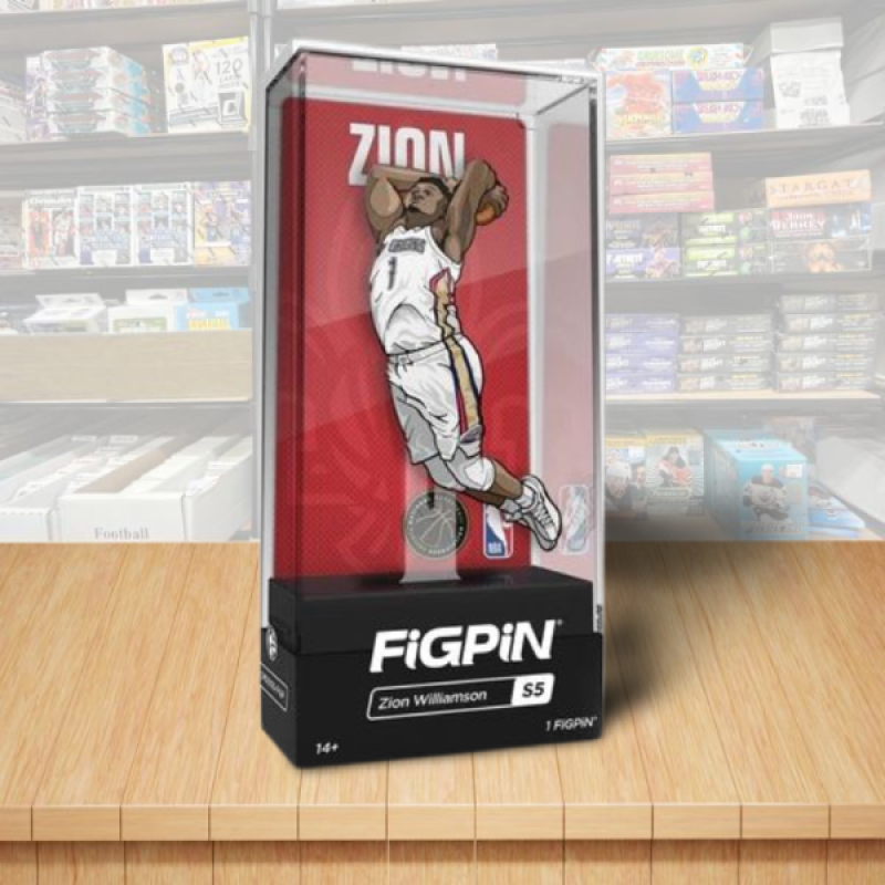 FiGPiN #S5 Zion Williamson NBA BAsketball Collector Pin  Image 1