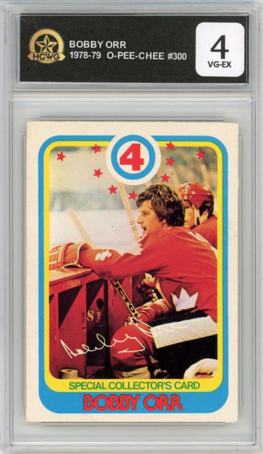 1978-79 O-Pee-Chee Bobby Orr #300 Hockey Boston Bruins HCWG 4 Image 1