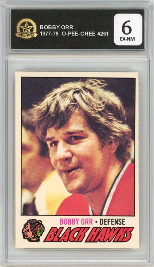 1977-78 O-Pee-Chee Bobby Orr #251 Hockey Boston Bruins HCWG 6 Image 1