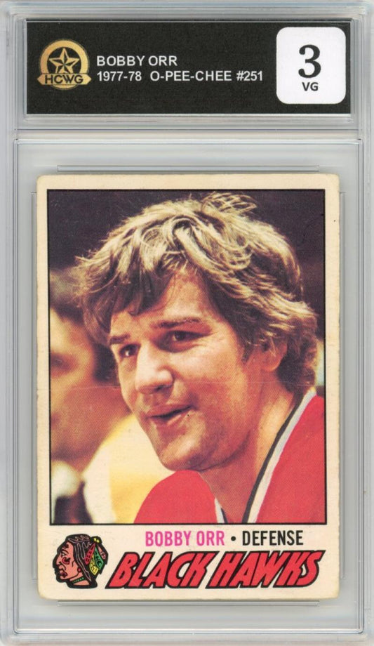 1977-78 O-Pee-Chee Bobby Orr #251 Hockey Boston Bruins HCWG 3 Image 1