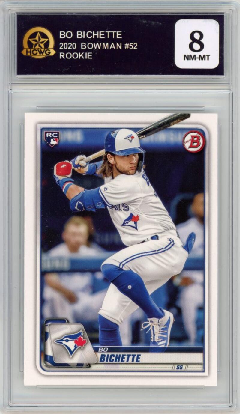 2020 Bowman #52 Bo Bichette Rookie RC Toronto Blue Jays HCWG 8 Image 1