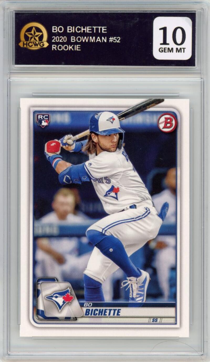 2020 Bowman #52 Bo Bichette Rookie RC Toronto Blue Jays HCWG 10 Image 1