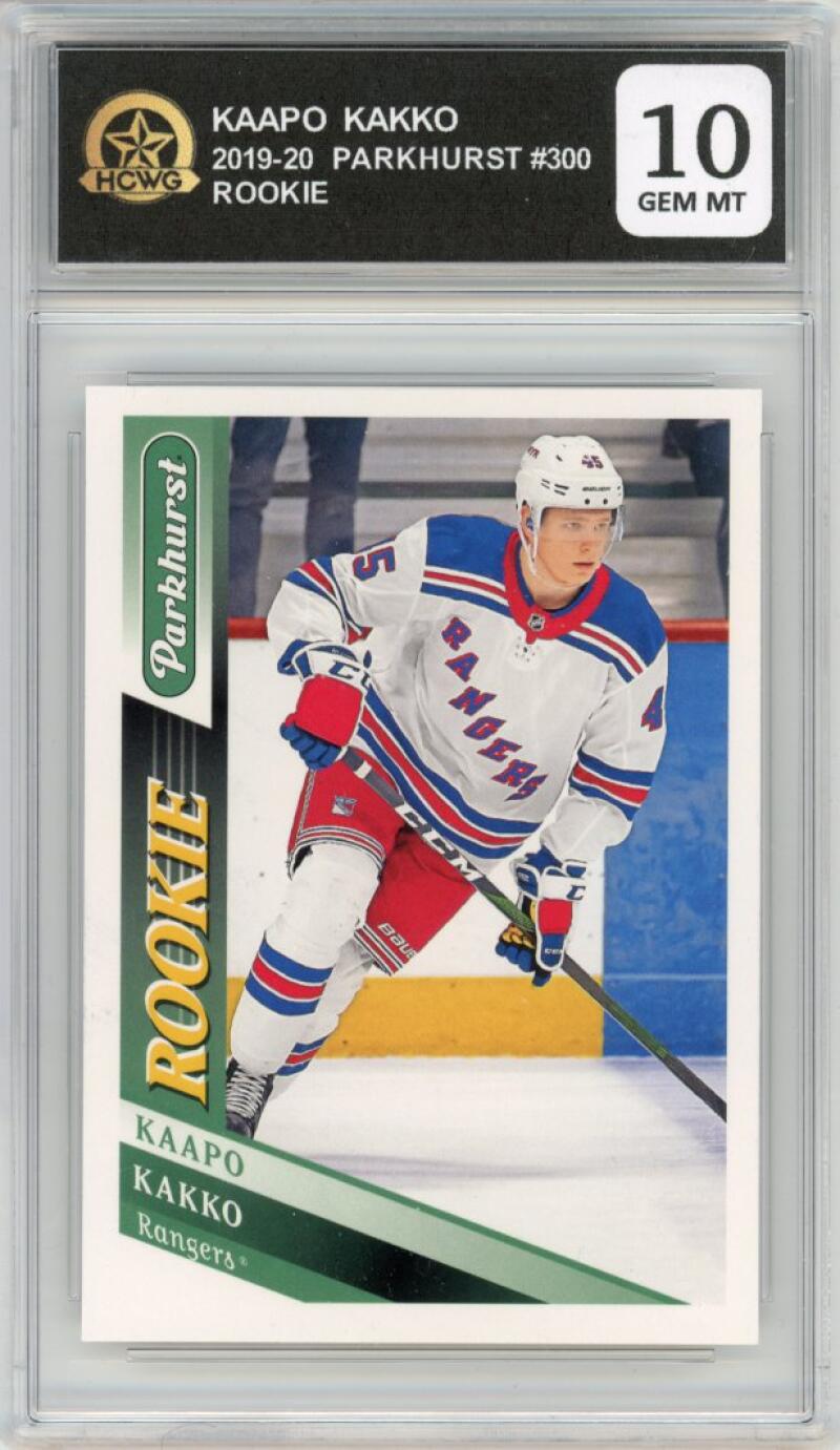 2019-20 Parkhurst #300 Kaapo Kakko Rookie RC Rangers HCWG 10 Image 1