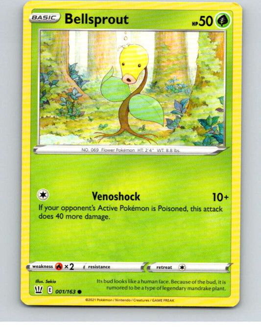 2021 Pokemon S&S Battle Styles #1 Bellsprout C V84552 Image 1