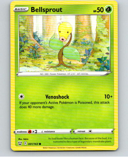2021 Pokemon S&S Battle Styles #1 Bellsprout C V84553 Image 1