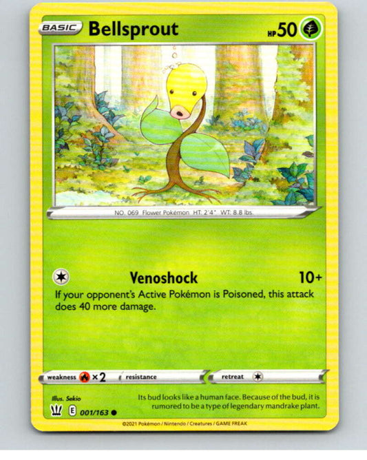 2021 Pokemon S&S Battle Styles #1 Bellsprout C V84554 Image 1