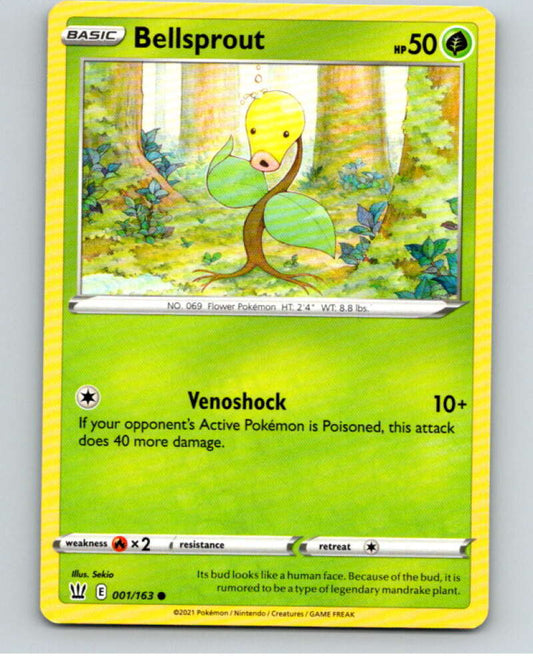 2021 Pokemon S&S Battle Styles #1 Bellsprout C V84555 Image 1