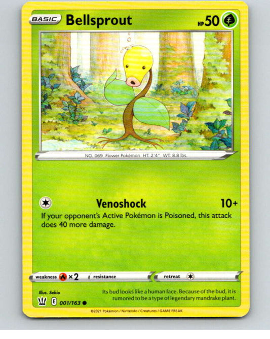 2021 Pokemon S&S Battle Styles #1 Bellsprout C V84556 Image 1