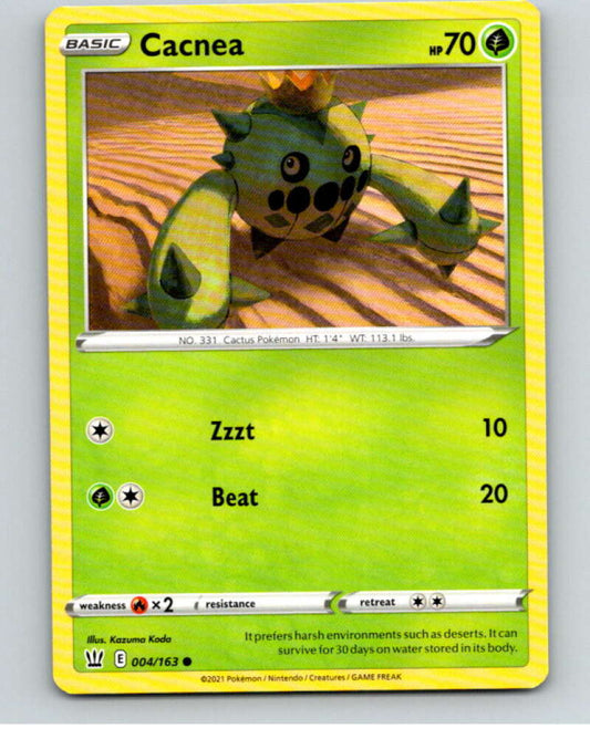 2021 Pokemon S&S Battle Styles #4 Cacnea C V84562 Image 1