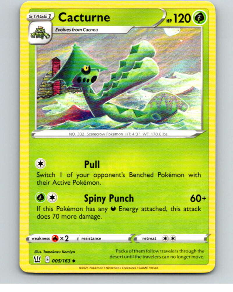 2021 Pokemon S&S Battle Styles #5 Cacturne U V84564 Image 1