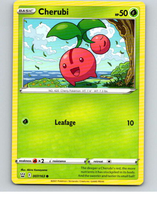 2021 Pokemon S&S Battle Styles #7 Cherubi C V84566 Image 1