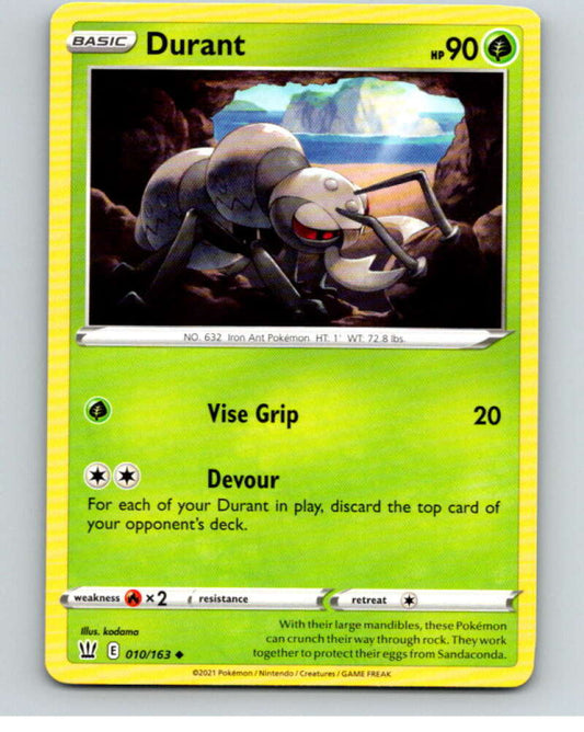 2021 Pokemon S&S Battle Styles #10 Durant U V84573 Image 1