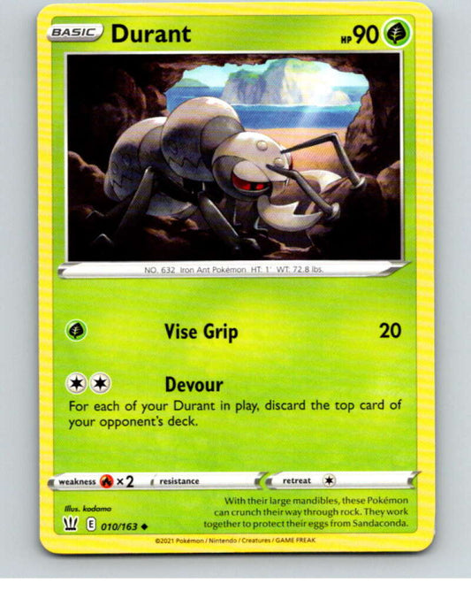 2021 Pokemon S&S Battle Styles #10 Durant U V84574 Image 1