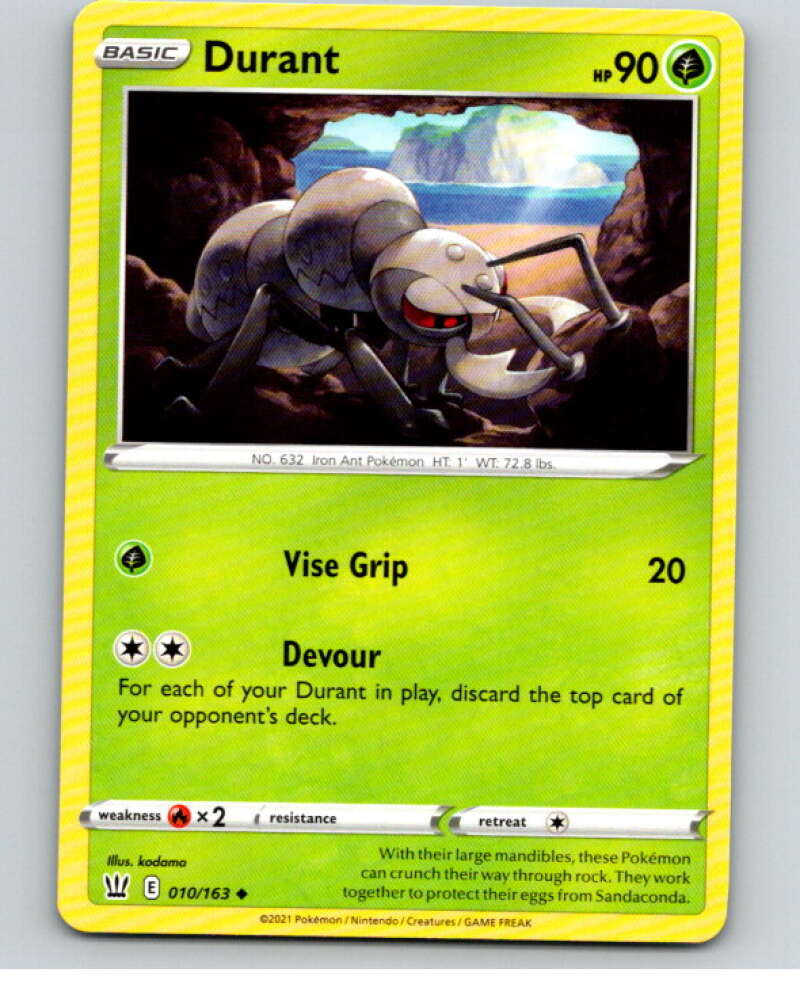 2021 Pokemon S&S Battle Styles #10 Durant U V84575 Image 1