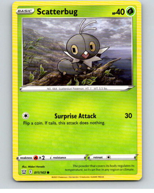 2021 Pokemon S&S Battle Styles #11 Scatterbug C V84577 Image 1