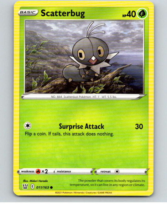 2021 Pokemon S&S Battle Styles #11 Scatterbug C V84578 Image 1