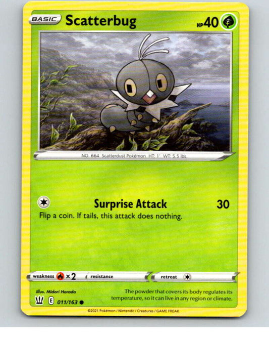 2021 Pokemon S&S Battle Styles #11 Scatterbug C V84579 Image 1