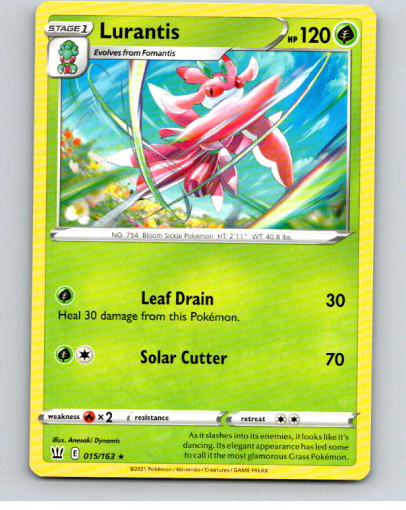 2021 Pokemon S&S Battle Styles #15 Lurantis R V84590 Image 1