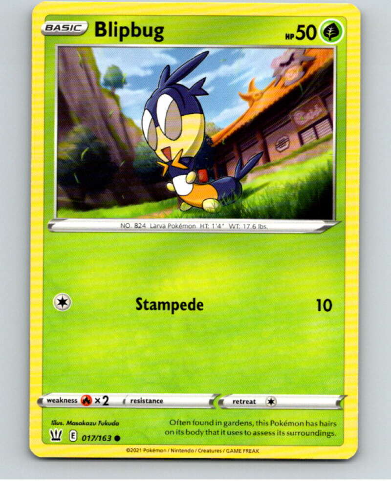 2021 Pokemon S&S Battle Styles #17 Blipbug C V84592 Image 1