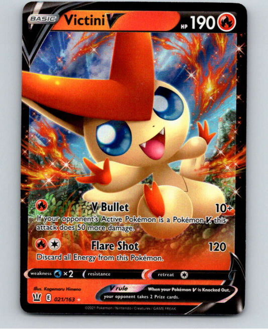 2021 Pokemon S&S Battle Styles #21 Victini V URR V84595 Image 1
