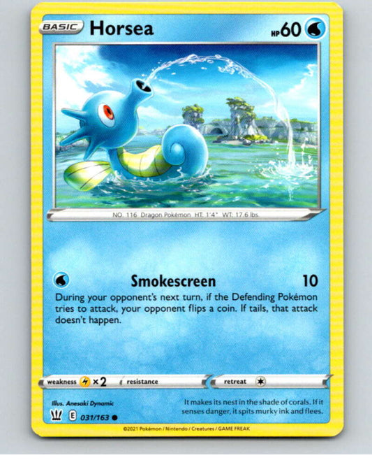 2021 Pokemon S&S Battle Styles #31 Horsea C V84614 Image 1