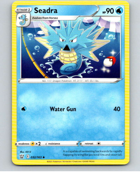 2021 Pokemon S&S Battle Styles #32 Seadra U V84619 Image 1