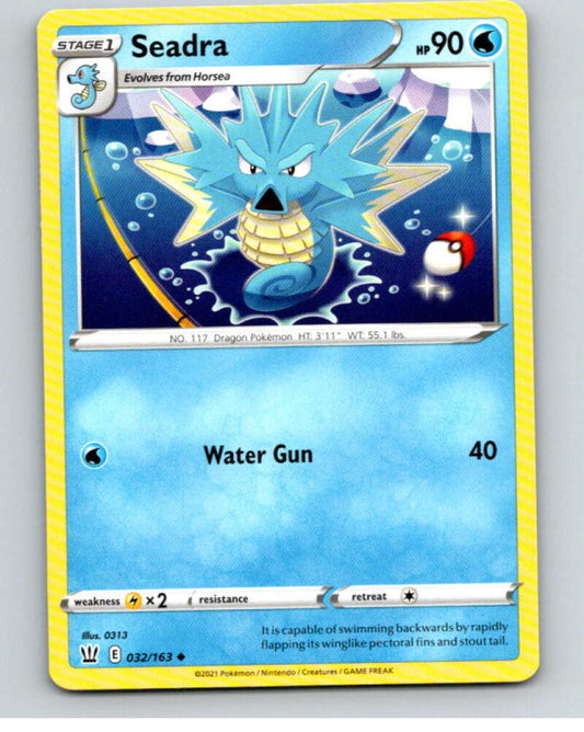 2021 Pokemon S&S Battle Styles #32 Seadra U V84620 Image 1